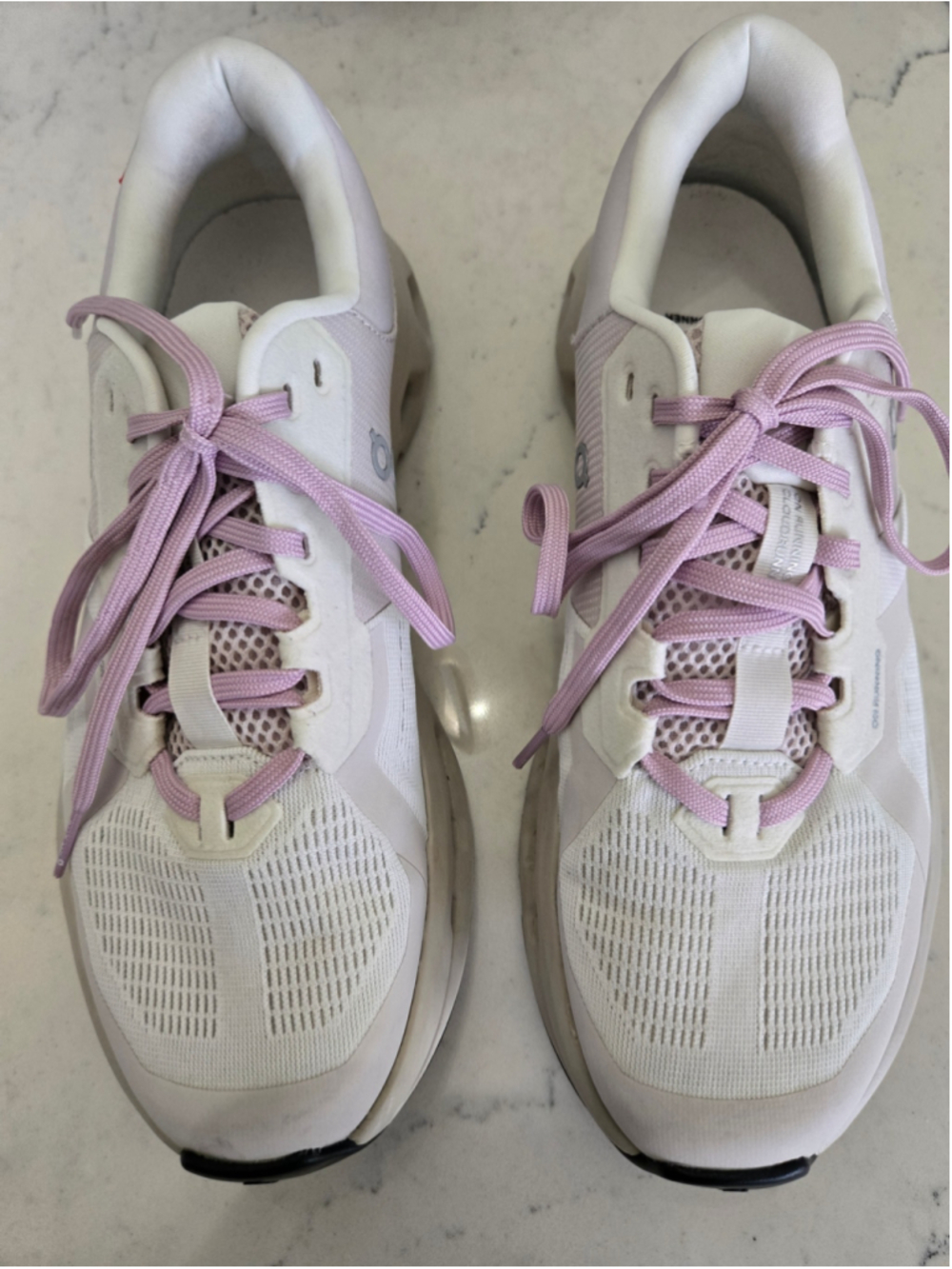 On Women’s Cloudrunner 2 running shoes in the Silver/Mauve colorway Size 9 - Picture 2 of 7